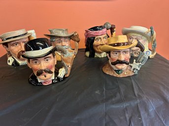 Six (6) Royal Doulton - Wild West Collection