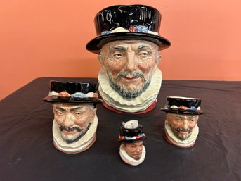 Four (4) Royal Doulton - Beefeaters