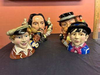 Four (4)  Royal Doulton - Dickens And Friends