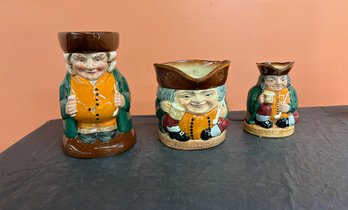 Three (3) Royal Doulton Tobys - The Squire - Honest Measure - Best Not Too Good