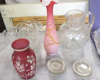 Lot With Victorian Vases