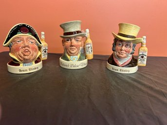Three (3) Royal Doulton Liquor Containers - Pickwick Specially Commissioned