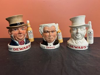 Three (3) Royal Doulton Liquor Containers - Dewars