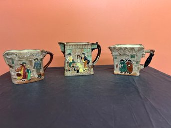 Three (3) Royal Doulton Pitchers - Old London - The Pickwick Papers - Peggotty