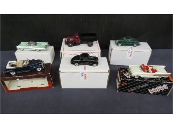 6 Die Cast Cars In Original Boxes