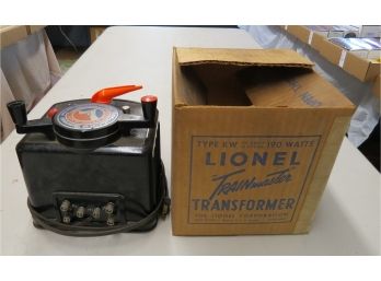 Lionel Trainmaster Transformer With Box, Type KW 190 Watts