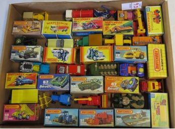 Large Lot Of Matchbox Cars With Boxes