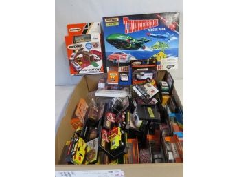 Matchbox Rescue Truck, Fire Station & Approx 41packaged Cars