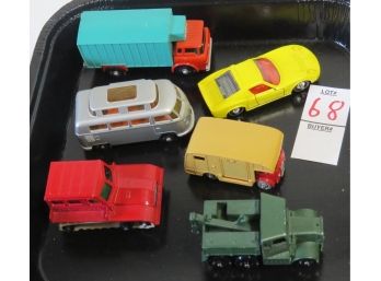 6 Matchbox Cars. See Photos For Details