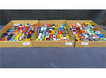 3 Boxes Of Misc Cars.