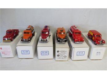 6 Durham Classics Die Cast Cars In Original Boxes.  See Pictures For Models.