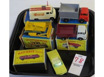 5 Matchbox Series With Boxes. See Photos For Details