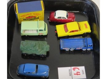 6 Matchbox Cars. See Photos For Details