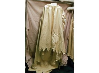 Heavy Ivory Satin Skirt Only Sold With Off White Satin Petticoat Early 1900s
