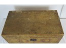 Sponge Decorated Pine Dovetailed Box