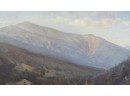 Oil On Canvas Mount Washington. Attributed To Frank Shapleigh