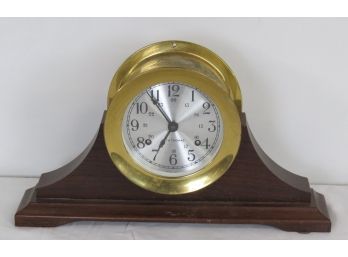 Contemporary Seth Thomas Ships Clock On Wooden Stand