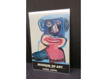 Karel Appel Lithograph, Museum Of Art Fort Lauderdale, 36 X 24