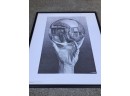 M.C. ESCHER - HAND WITH REFLECTING GLOBE & DRAWING HANDS - BLACK & WHITE - MCE PLATE SIGNED PRINTS