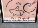 MARC CHAGALL ORIGINAL LITHOGRAPH POSTER 1959 “ Le Peintre En Rose”