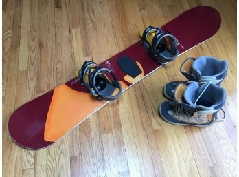 BURTON SNOWBOARD WITH SHOES 160.FIVE BALANCE ~SUPER FLY II CORE~ VERMONT