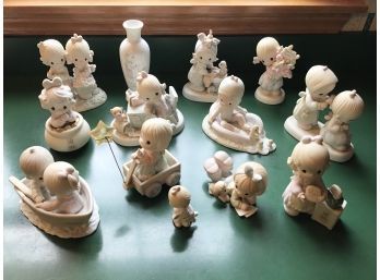LOT OF 13 PRECIOUS MOMENTS FIGURINES
