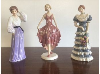 Lot Of 3 Goebel Of West Germany Ladies Figurines