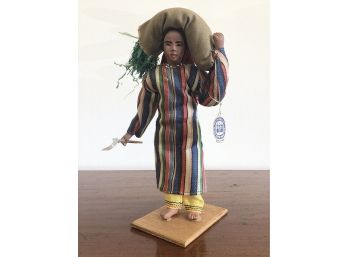 Vintage Collectible Wizo Woman Figure On Stand