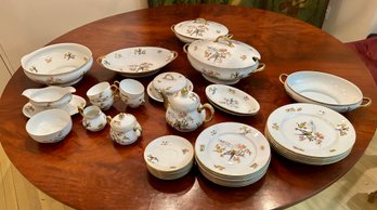Antique ' D.R.B'   Limoges France Dinnerware- Serving Pieces  And  Place Setting Components