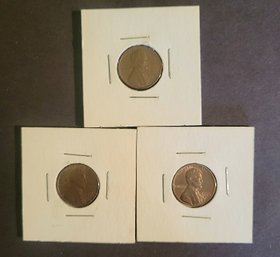 1946, 1955, 1958 D USA ONE CENT PENNIES--COLLECTION OF 3 ( 1 OF 3)