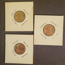 1968 USA ONE CENT PENNIES--COLLECTION OF 3 ( 3 OF 3)
