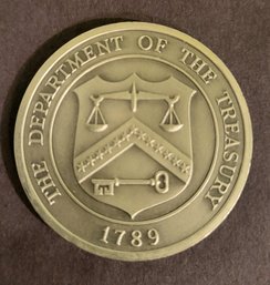 THE DEPARTMENT OF THE TREASURY MEDAL-1789