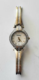 VINTAGE ARMITRON 'NOW' WATCH WITH MOTHER OF PEARL DIAL--8'L
