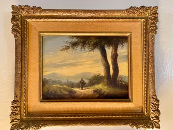 1854   Antique Oil Painting-Framed