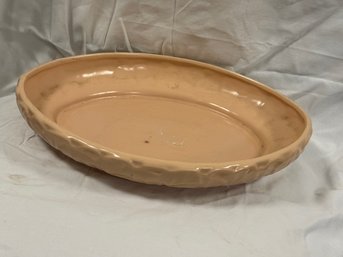 Vintage Red Wing RUMRILL Oval Platter Plant Saucer 040