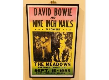 Vintage  'David Bowie' Framed Poster