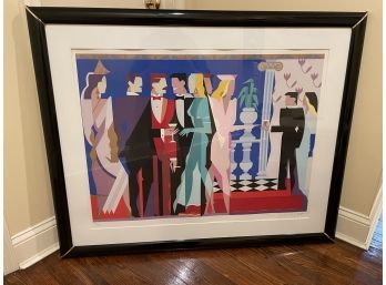 Vintage 1984 ' Giancarlo'  Signed Limited Edition Lithograph 150/175