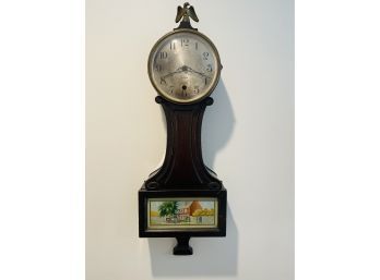 Vintage Sessions Wall Clock W/ Reverse Painting!