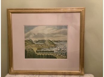 Vintage Professionally Framed & Signed Lithograph- Mexico-  M. Thomas 2 Of 2