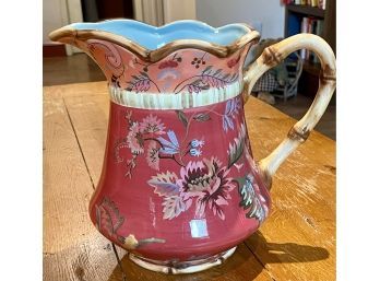 'Tracy Porter ' Hand Painted Country  Modern Pitcher