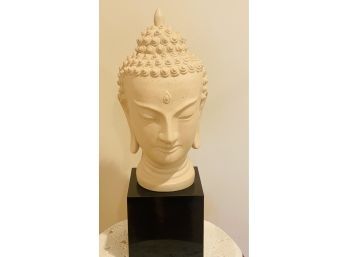 Vintage Signed Austin Productions   Cambodian   Bust Sculpture W/ Base! Signed & Dated