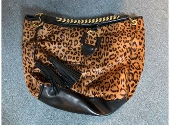 Vintage Designer 'RALPH LAUREN'  Handbag Leopard Design