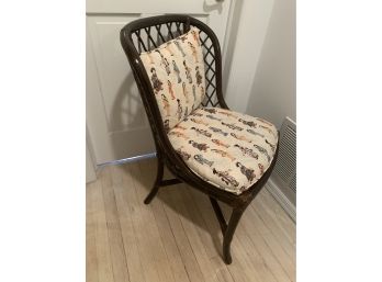 Vintage Willow & Reed Wicker Desk Style Chair