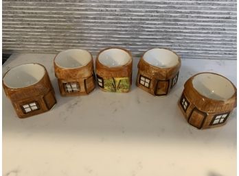 Vintage  'pRICE' COTTAGEWARE  English Pottery EGG CUP Collection