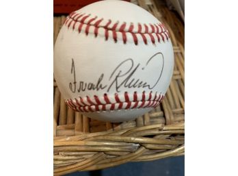 Autographed Frank Robinson Baseball -500 Hone Run Club