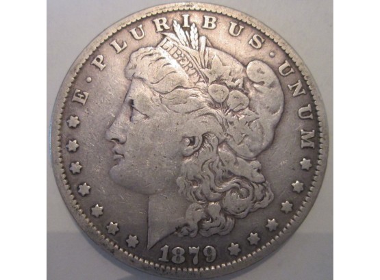 1879 Authentic MORGAN SILVER DOLLAR $1.00 United States