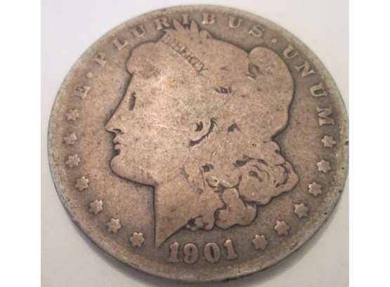 1901-O Authentic MORGAN SILVER DOLLAR $1.00 United States