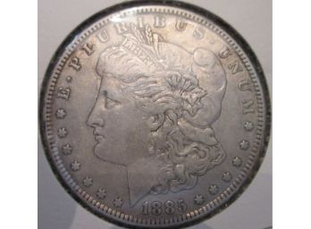 1885 Authentic MORGAN SILVER DOLLAR $1.00 United States