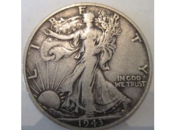 1943-S Authentic WALKING LIBERTY Half Dollar $.50 United States