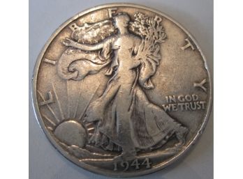 1944 S Authentic WALKING LIBERTY Half Dollar $.50 United States